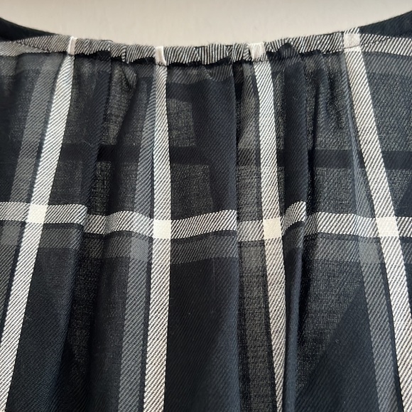 NWT Banana Republic Factory Size Small Plaid Blouse - Picture 9 of 17